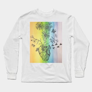 Heart Full of Zen Long Sleeve T-Shirt